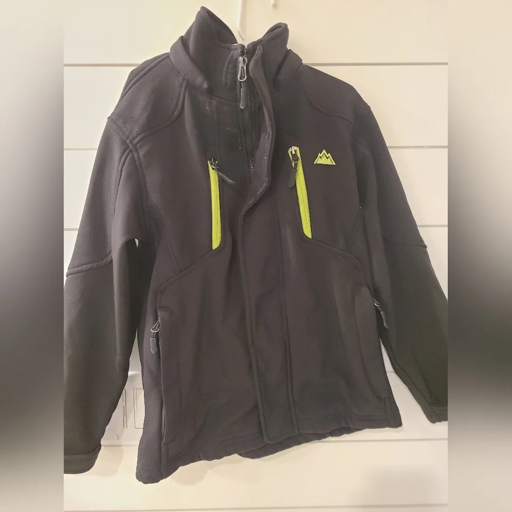 Snozu Black Jacket with Neon Accents
